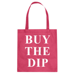 BUY THE DIP Cotton Canvas Tote Bag