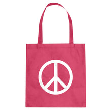 Peace Cotton Canvas Tote Bag