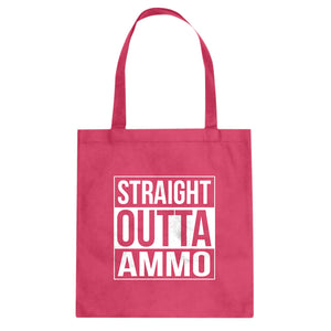 Straight Outta Ammo Cotton Canvas Tote Bag