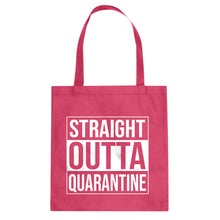 Straight Outta Quarantine Cotton Canvas Tote Bag