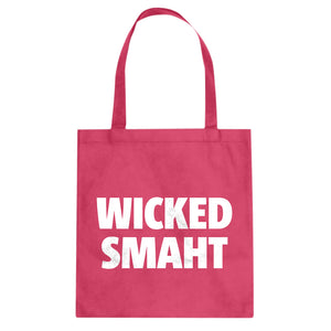 Wicked Smaht Cotton Canvas Tote Bag