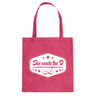 Tote She Wants the D Canvas Tote Bag