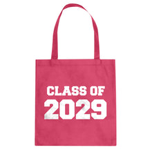 Class of 2029 Cotton Canvas Tote Bag
