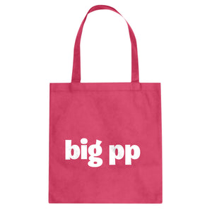 big pp Cotton Canvas Tote Bag