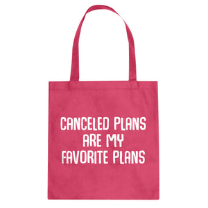 Tote Canceled Plans Canvas Tote Bag