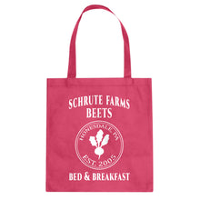 Shrute Beets Cotton Canvas Tote Bag