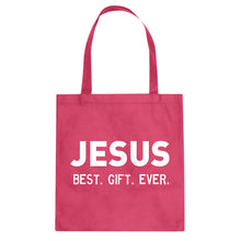 Jesus, Best. Gift. Ever. Cotton Canvas Tote Bag