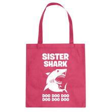 Sister Shark Cotton Canvas Tote Bag