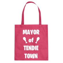 Mayor of Tendie Town Cotton Canvas Tote Bag