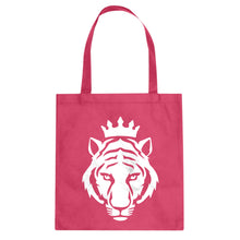 King Tiger Cotton Canvas Tote Bag