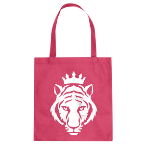 King Tiger Cotton Canvas Tote Bag