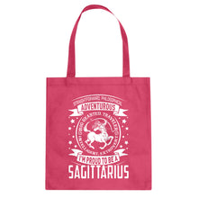 Sagittarius Astrology Zodiac Sign Cotton Canvas Tote Bag
