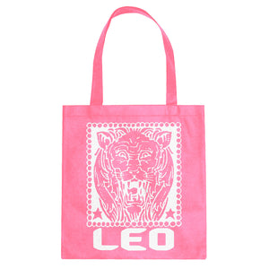 Tote Leo Zodiac Astrology Canvas Tote Bag