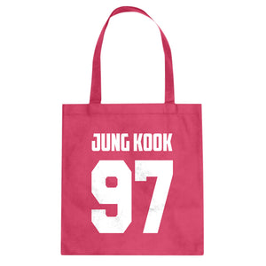 Jung Kook 97 Cotton Canvas Tote Bag
