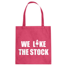 WE LIKE THE STOCK Cotton Canvas Tote Bag