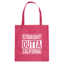 Straight Outta California Cotton Canvas Tote Bag