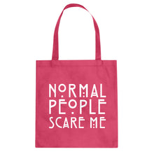 Tote Normal People Scare Me Canvas Tote Bag