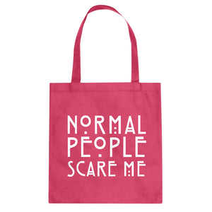 Tote Normal People Scare Me Canvas Tote Bag
