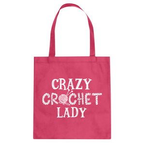 Tote Crazy Crochet Lady Canvas Tote Bag