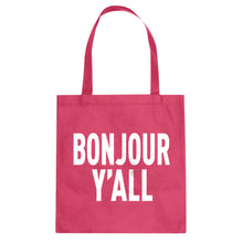 Tote Bonjour Yall Canvas Tote Bag