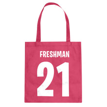Freshman 21 Cotton Canvas Tote Bag