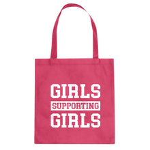 Girls Supporting Girls Cotton Canvas Tote Bag