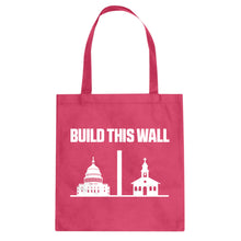 Build This Wall Cotton Canvas Tote Bag