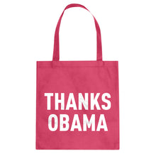 Thanks Obama Cotton Canvas Tote Bag