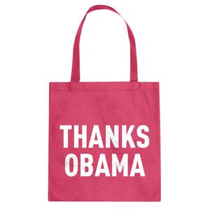 Thanks Obama Cotton Canvas Tote Bag