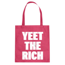 YEET THE RICH Cotton Canvas Tote Bag