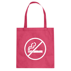 No Smoking Cotton Canvas Tote Bag