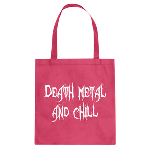 Tote Death Metal and Chill Canvas Tote Bag
