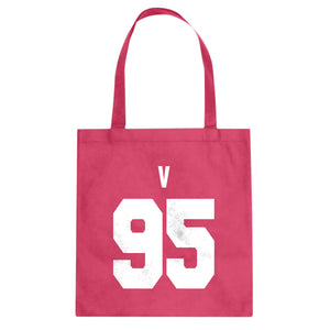 V 95 Cotton Canvas Tote Bag