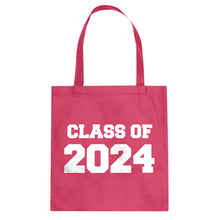 Class of 2024 Cotton Canvas Tote Bag