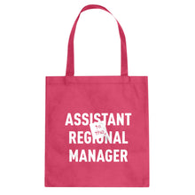 Assistant to the Regional Manager Cotton Canvas Tote Bag