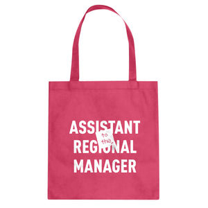 Assistant to the Regional Manager Cotton Canvas Tote Bag