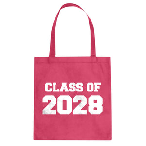 Class of 2028 Cotton Canvas Tote Bag