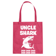 Uncle Shark Cotton Canvas Tote Bag