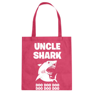 Uncle Shark Cotton Canvas Tote Bag