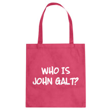 Who is John Galt? Cotton Canvas Tote Bag