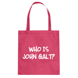 Who is John Galt? Cotton Canvas Tote Bag