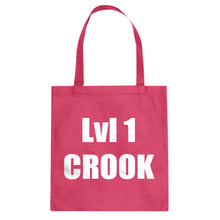Lvl 1 Crook Cotton Canvas Tote Bag