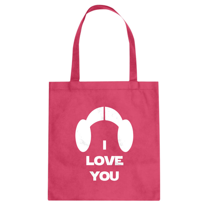 Tote I Love You Canvas Tote Bag