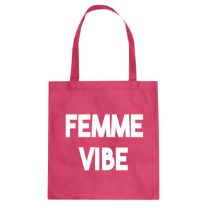 Tote Femme Vibe LGBTQ Canvas Tote Bag