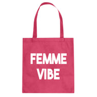 Tote Femme Vibe LGBTQ Canvas Tote Bag
