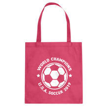 Women's World Cup Champions Cotton Canvas Tote Bag