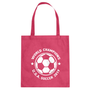 Women's World Cup Champions Cotton Canvas Tote Bag