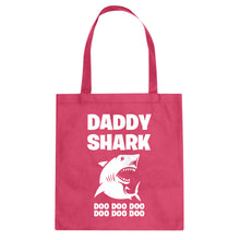 Daddy Shark Cotton Canvas Tote Bag