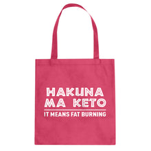 Tote Hakuna Ma Keto Canvas Tote Bag