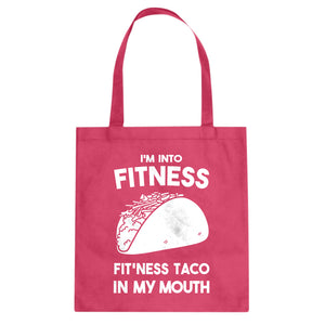 Tote Fitness Taco Canvas Tote Bag